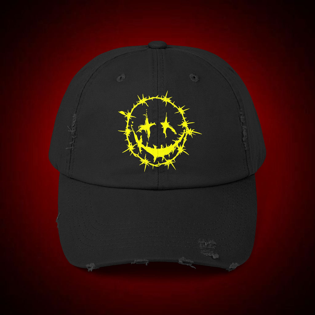 Distressed Smiley Cap