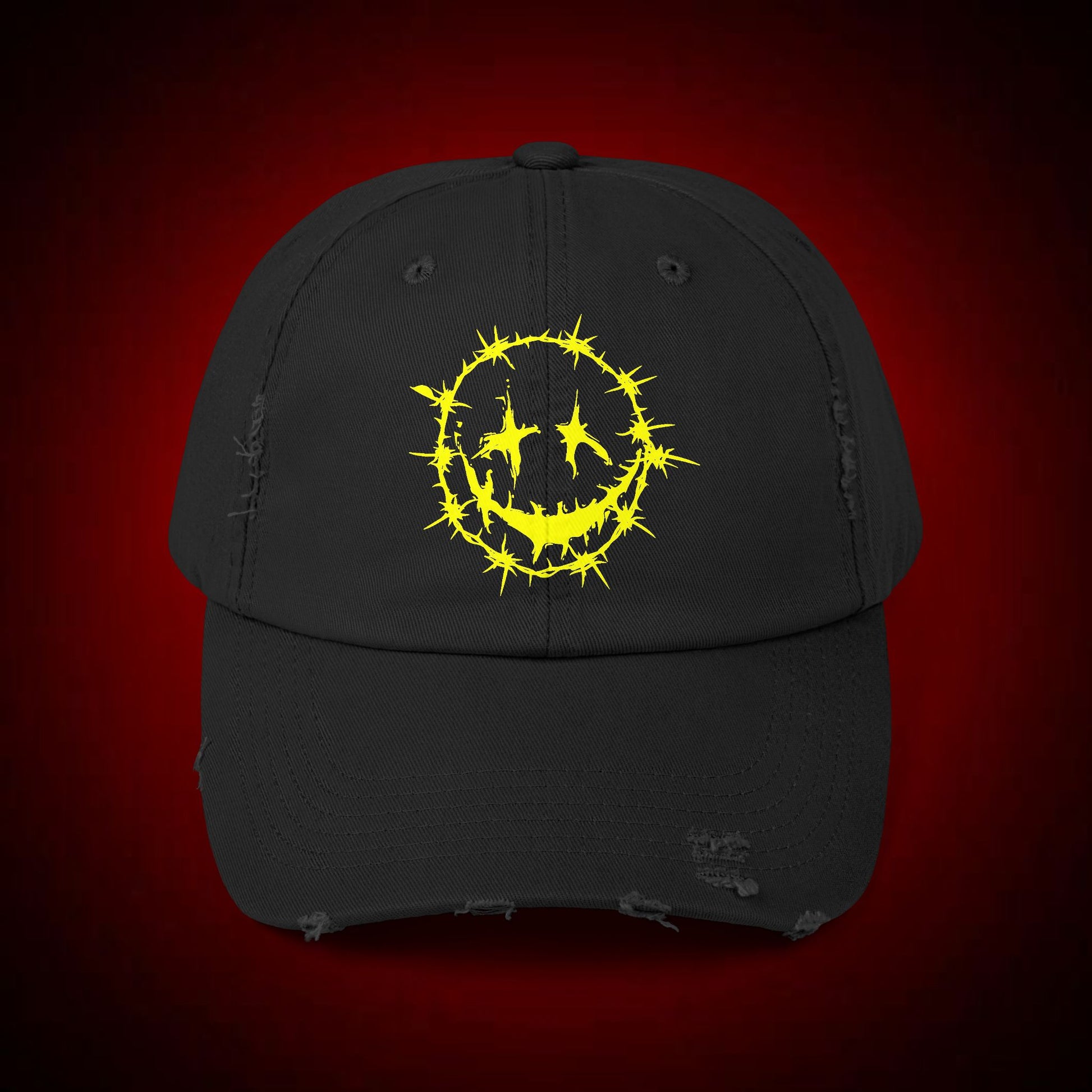 Distressed Smiley Cap