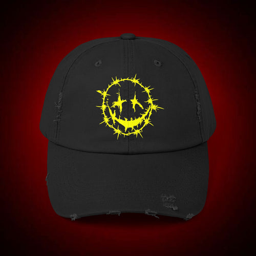 Distressed Smiley Cap